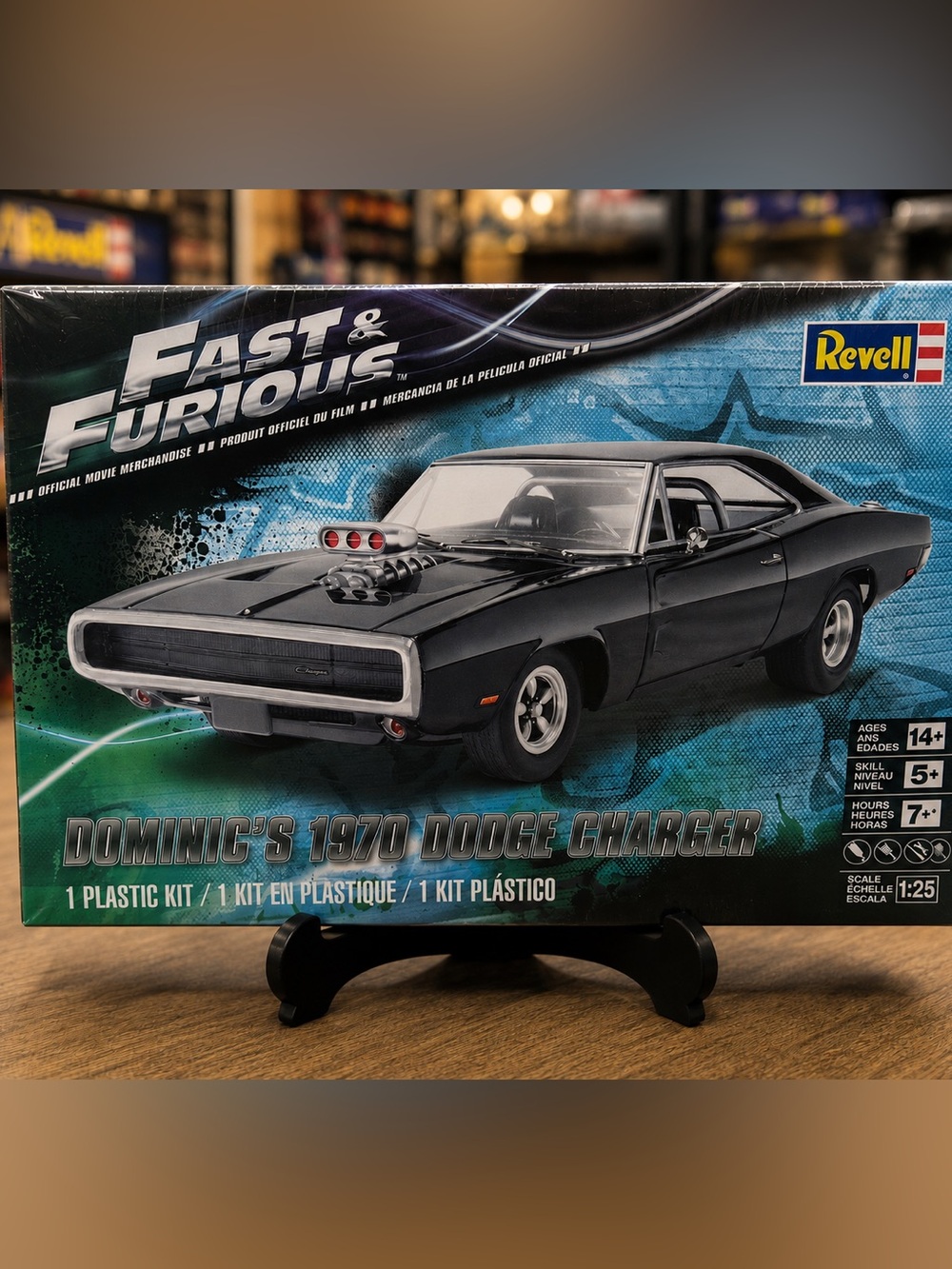 Fast & Furious Dominic’s 1970 Dodge Charger 1:25 Model Kit – New Sealed